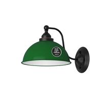 Industrial Wall Light Fittings Retro Wall Sconce with Metal Dome Shade E27 Socket Traditional Swan Neck Indoor Decorative Wall Light (Green)