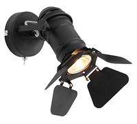 Industrial Wall Light Scone Adjustable Black Metal Retro Wall Light GU10 Studio Lamp M0098