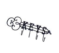 Industrial Wall Mount Hooks Solid Iron Construction Garment Hanger Entryway Organiser for Home Storage Decorative Wall Hooks for Villa