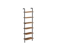 Industrial Wall-Mounted Ladder Storage Rack