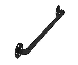 Industrial Wall Mounted Stair Railing2ft Indoor Handrail 440LBS Load Capacity Durable Safety Support for Stairs Modern Style for Home & Office Use