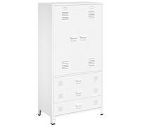 Vidaxl Industrial Wardrobe Anthracite 90X50X180 Cm Metal