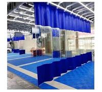 Industrial Wash Bay Curtains - Heavy-Duty Privacy Solution for Car Wash and Industrial Use - Clear Panel Covers and Garage Divider