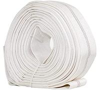 Industrial Water Hose, Flexible Flat Polyester Canvas, Suitable For Both Fire Fighting And Irrigation, 2 Inches 50 Mm 30 Meters, Pu Coating For Chemical Resistance (2in50mm-30m)