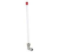 Industrial Water Level Gauge L Shaped Tube 3/8 Inch Thread | High Temperature Resistant Plastic, Iron and Copper Construction, Retrofit Friendly for Storage Cisterns and Rv Plumbing
