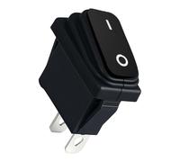Industrial Waterproof On/Off Rock Switches 2 Poles 250V 16A Flat TerminalS Boats Type for Various Environment Waterproof Toggle