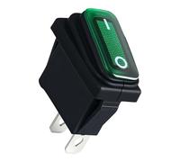 Industrial Waterproof On/Off Rock Switches 2 Poles 250V 16A Flat TerminalS Boats Type for Various Environment Waterproof Toggle