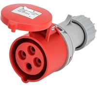 Industrial Waterproof Plug and Socket Connector 16A/32A Three-Phase 4P5 Hole IP44 for Industrial Use(4p32a Connector Gp 526)