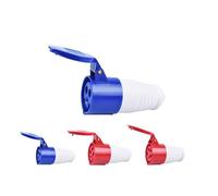 Industrial Waterproof Plug and Socket Connector 3PIN 4PIN 5PIN 16A/32A IP44 Wall Mount Electrical Connection 1pcs(Coupler 16A-5P)