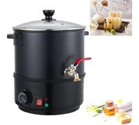 Industrial Wax Melter 6-20L with Fast-Heating & Precision Temperature Control - Commercial Electric Wax Pot with Pour Spout - High-Capacity Candle Making Equipment for DIY and Production 20L