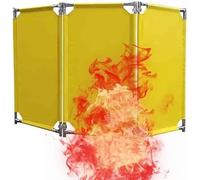 Industrial Welding Curtains Welding Screen With Frame -Welding Curtain Screens Flame-Resistant Vinyl Welding Protection Screen(58x120 cm)