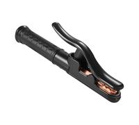 Industrial Welding Ground Clamp Thickened Copper Jaw Electrode Holder with Thermal Protective Grip Electrical Work Tool Reinforced Copper Electrode Holder