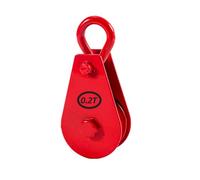 Industrial Wire Rope Pulley with Easy, 0.2t | Fast Release Metal Cable Pulley with Hook for 6Mm to 12Mm Diameter Rope Rigging and Pulling Tasks Job Sites