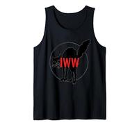 INDUSTRIAL WORKERS OF THE WORLD WOBBLIES SCREECHING CAT Tank Top
