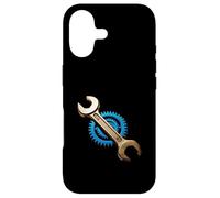 Industrial Wrench and Gear Engineering Mechanics Case for iPhone 17