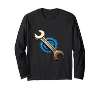 Industrial Wrench and Gear Engineering Mechanics Long Sleeve T-Shirt