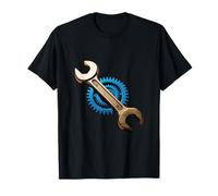 Industrial Wrench and Gear Engineering Mechanics T-Shirt