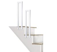 Industrial Wrought Iron Side Mount d for 12 Step WallMounted Railing Suitable for Concrete/Wooden Steps 90cm (2.9ft) Installation Kit Included