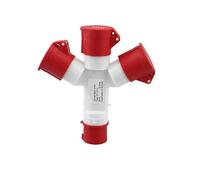 Industrial Y-Type Multi-Function Three-Way Branch Socket 1013 Waterproof 220v 380V Three-Phase Electricity 3P4P5P 32A16a(5P16A 1-3)