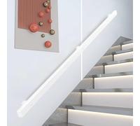 IndustrialRailingWrought Iron Wall Supports Nonslip Handrail for Indoor & Outdoor Easy Installation (570cm) Safety & Style Combined
