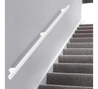 IndustrialSquareRailing300cm WallMounted Handrail Antislip Iron Support Bar Perfect for Indoor s Safety and Style Combined
