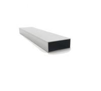 Industry 25x50mm Rectangular Aluminum Tube Profile 6063 Aluminum Square Pipe with Thickness 1mm 2mm 3mm for Decorative Use Construction(25x50x1mm 24.5cm)