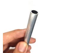 Industry 6063 Aluminum Alloy Tube Aluminium Pipe 0.5mm Thickness 2mm 30mm OD Straight 300mm 500mm Long Round Construction(OD 9.5 x ID 8.5mm)