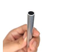 Industry Aluminium Pipe 0.5mm Thickness 2mm 30mm OD Straight 300mm 500mm Long Round 6063 Aluminum Alloy Tube Construction(OD 3.5 x ID 2.5mm)