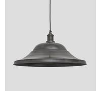 Industville Brooklyn Giant Hat Pendant, 21 Inch, Pewter, Pewter Holder