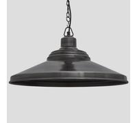 Industville Brooklyn Giant Step Pendant, 18 Inch, Pewter, Pewter Chain Holder