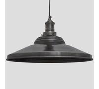 Industville Brooklyn Giant Step Pendant, 18 Inch, Pewter, Pewter Holder