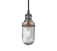 Industville - Brooklyn Outdoor & Bathroom Pendant - Pewter/Copper