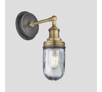 Industville - Brooklyn Outdoor & Bathroom Wall Light - Brass