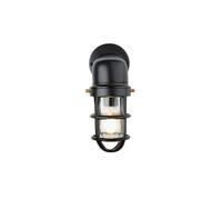 Industville Bulkhead Outdoor & Bathroom Sconce Wall Light - 12 Inch in Black Industville Black