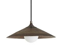 Industville Flume Pendant Light - 17 Inch in Bronze | Size: 17 inches Industville Bronze 17 inches