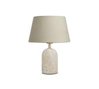 Industville Travertine Cone Table Lamp in Warm White | Size: Small Industville Warm White Small