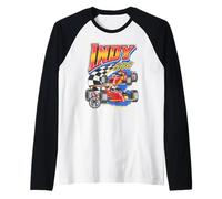 Indy 500 1991 Willy T Ribbs & Davy Hamilton Race Retro-Style Raglan Baseball Tee