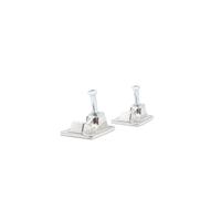 Indy IKP Skateboard Trucks Baseplates Inverted Kingpin Set Silver