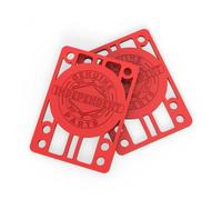 Indy Skateboard Riser Pads (Pack of 2) Red 1/8"