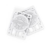 Indy Skateboard Riser Pads (Pack of 2) White 1/8"