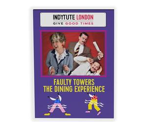 Indytute Faulty Towers Dining Experience for Two London Gift Experience - Comedy Dinner, Interactive Show, Theatre Experience, Couples Night Out, Evening Activity, Funny