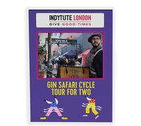 Indytute Gin Safari Cycle Tour for Two London Gift Experience - Cycling, Gin Tasting, Markets, Sightseeing, Southwark, Bermondsey, Adventure
