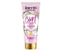 Inecto Naturals Curl Club Scrunching Jelly, 200ml, with Shea Butter, Coconut and Castor Oils, for Waves and Curls