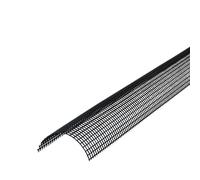 INEFA 2m Gutter Leaf Guard 83mm Gutter mesh PVC Black Gutter Covers
