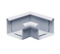 INEFA Gutter Angle 90 Degree Box-Shaped Internal Angle, PVC 68mm Grey Internal Bead, Connecting Piece Gutter Accessories, Made in Germany