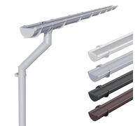 INEFA Gutter Set Plastic, Half-Round 100mm, 3m Grey