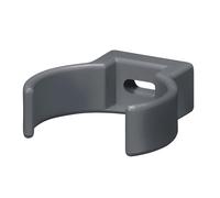 INEFA Pipe Clip, PVC-U 50mm, Anthracite downpipe Clip, Gutter Accessories, Easy Installation, Made in Germany