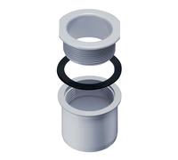 INEFA Screw-On Drain Socket 68/50mm Grey Plastic for Box Gutter Easy Installation