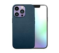 Ineffable Soul iPhone 13 Pro PU Leather Cover-360 Degree Drop Protection With Secure Shock Absorption Outer Layer Anti-Scratch Microfibre Inner Minimal Design With A Natural & Organic Aesthetic Blue
