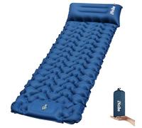 iNeibo Sleeping Pad, Inflatable Sleeping Mat with Bulit-in Foot Pump Pillow, Compact Waterproof Camping Air Mattress for Outdoor Camping, Backpacking, Hiking, Traveling